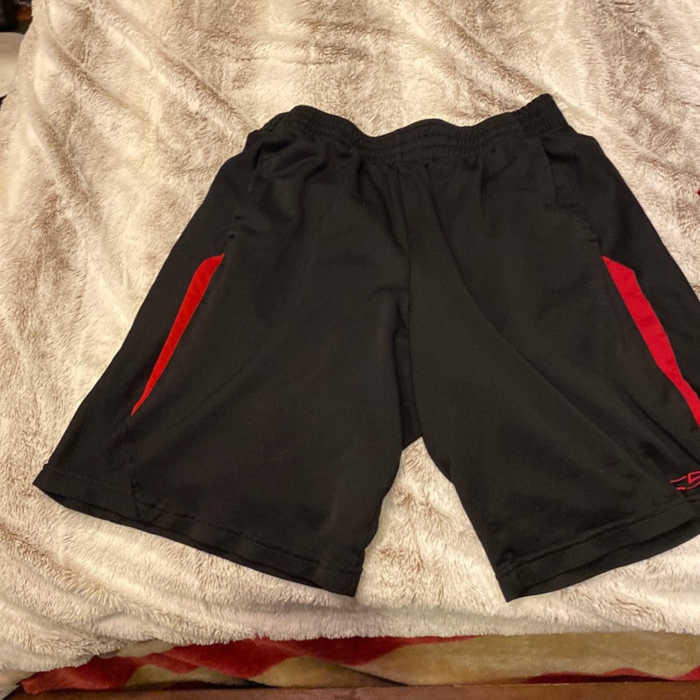 Black& red champion shorts